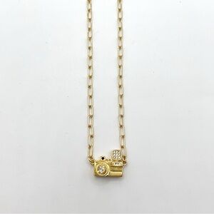 KS891-Kate Spade camera necklace